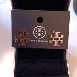 BEAUTIFUL REAL 😍 14KGF TORY BURCH EARRINGS